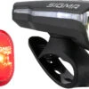 SIGMA Aura 60 Frontlicht + Nugget II Rücklicht LED Beleuchtungsset M. STVZO -Zubehör Geschaft 228454