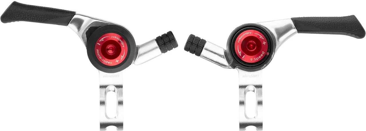 MICROSHIFT SL-T10 V+h Set Daumenschalthebel 2-/3-/10-fach Für Shimano Road 3 MICROSHIFT SL-T10 V+h Set Daumenschalthebel 2-/3-/10-fach Für Shimano Road