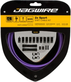 JAGWIRE 2X Sport Schaltzugset -Zubehör Geschaft 319251