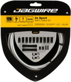 JAGWIRE 2X Sport Schaltzugset -Zubehör Geschaft 319253