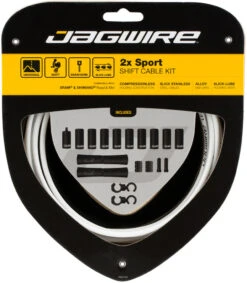 JAGWIRE 2X Sport Schaltzugset -Zubehör Geschaft 319257