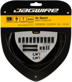 JAGWIRE 2X Sport Schaltzugset -Zubehör Geschaft 319259