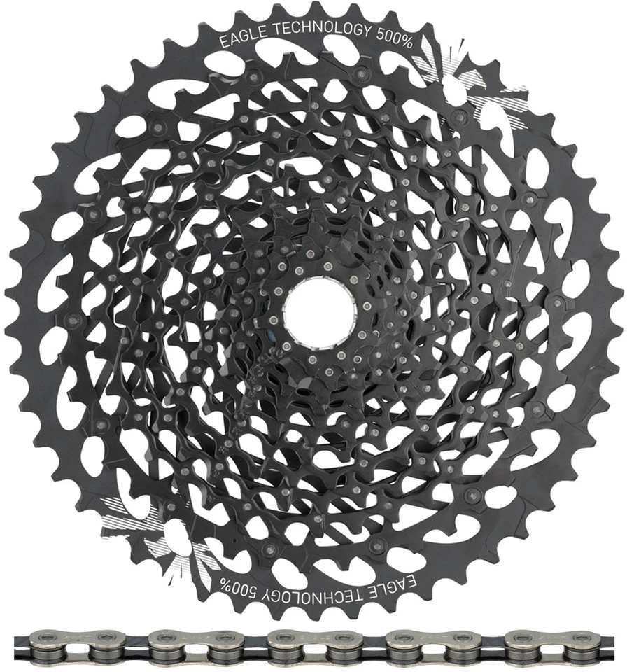 SRAM GX Eagle XG-1275 Kassette + Eagle Kette 12-fach Verschleißset 14 SRAM GX Eagle XG-1275 Kassette + Eagle Kette 12-fach Verschleißset - Image 12
