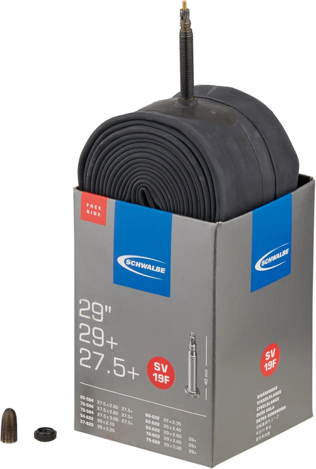 Schwalbe Schlauch 19F Für 27,5+/29/29+ 3 Schwalbe Schlauch 19F Für 27,5+/29/29+