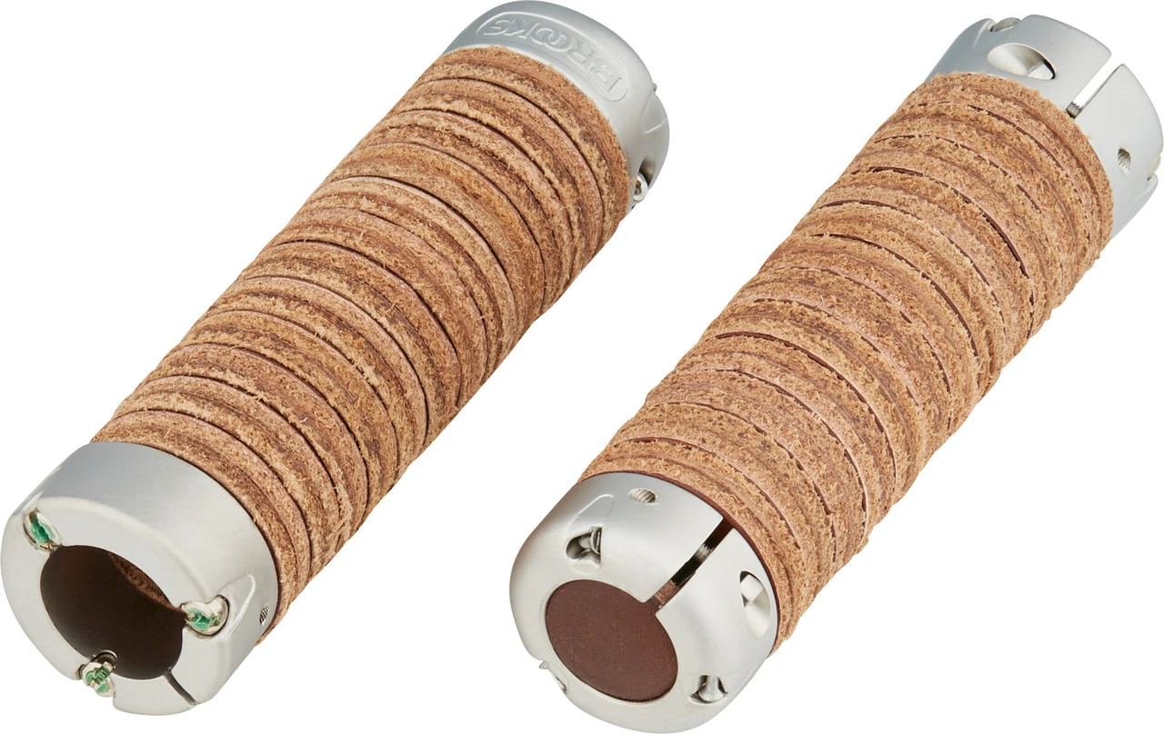 BROOKS Plump Leather Grips Lenkergriffe 4 BROOKS Plump Leather Grips Lenkergriffe - Image 2